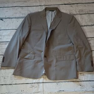 Brooks Brothers Men's Gray Tan Micro check Wool Blend  Explorer Blazer 44 R